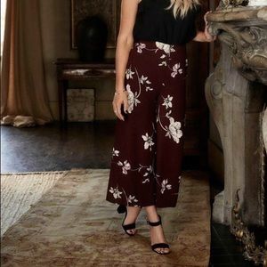 LAUREN CONRAD RUNWAY Floral Palazzo Pant